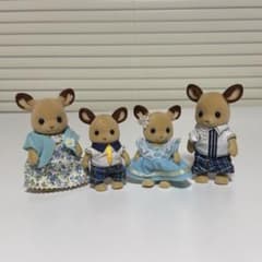 【シルバニアファミリー】即日発送◎ シカファミリーの人形セットのサムネイル