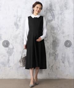 ノースリーブタック ワンピース 事務服 マタニティ SWEET MOMMYのサムネイル