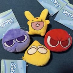 【新品】ぷよぷよ　ミニポーチ カーバンクル　黄　紫　赤