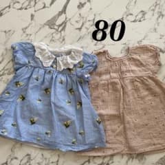 ワンピース　80 女の子 半袖のサムネイル