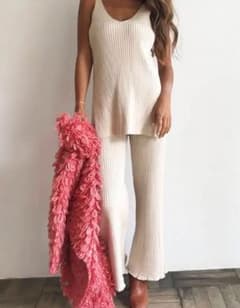 SeaRoomlynn RIBニットストレートパンツのサムネイル