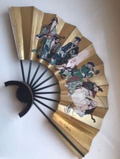 七福神扇子　飾り扇子　置物のサムネイル