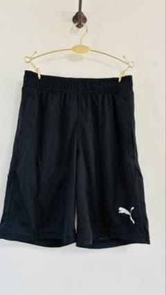 PUMA プーマ キッズ ハーフパンツ 140 ブラック 黒 ドライ素材のサムネイル