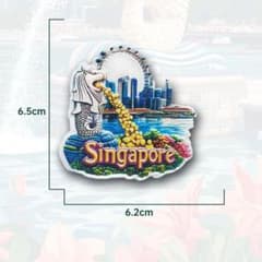 シンガポール名所 マーライオン 立体 マグネットのサムネイル
