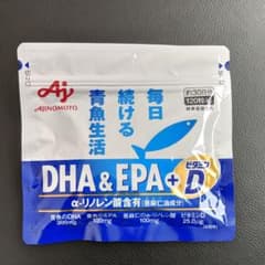 DHA&EPA+ビタミンD 120粒入りのサムネイル
