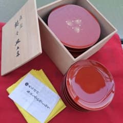 椿皿&飛花沈金