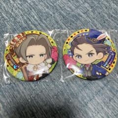 逆転裁判 中国 コラボカフェ 缶バッジ 逆転裁判 成歩堂 御剣 缶バッジ 中国 コラボカフェ - メルカリ