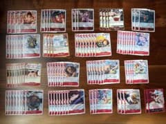 ワンピースカードゲーム 最強の戦士 赤色デッキパーツ　R以下　まとめ売りのサムネイル