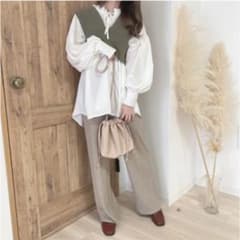 （ゆいめい様専用）袖ふわミニチュニックワンピのサムネイル