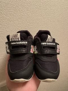 New Balance 996 キッズ スニーカー ブラック 12.5cmのサムネイル