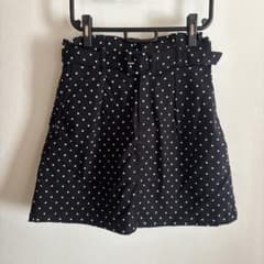 Heather ショートパンツ ドット柄 ブラックのサムネイル