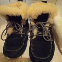 UGG ムートンブーツ ブラック レースアップのサムネイル