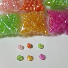 六角 ビーズ 6袋セット 8mm　ハンドメイド素材のサムネイル