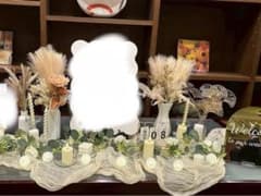 ウェディング装飾 ドライフラワーアレンジメントのサムネイル