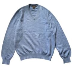 ブルックスブラザーズ ニットセーター 3-PLY カシミヤ100 ライトブルー