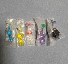 ピクミン　めじるしアクセサリー　青 黄 紫 白 岩　セットのサムネイル