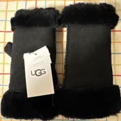 UGG W Sheepskin Fingerless Glove S ブラックのサムネイル