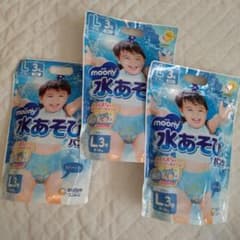 moony 水あそびパンツ Lサイズ 3枚入×3パックのサムネイル