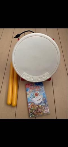 【箱付】 switch 太鼓の達人 ソフト付き タタコンセット