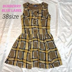 美品 バーバリー ノースリーブ ワンピース ノバチェック フレア