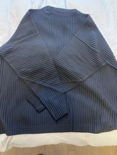 【ISSEY MIYAKE】HOMME PLISSÉ プリーツ 長袖 ブラックのサムネイル