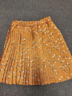 08. スカート 花柄 プリーツ プリーツスカートのサムネイル