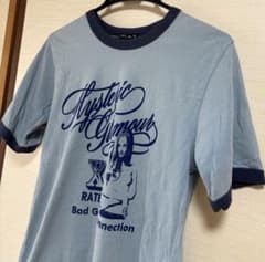 Hysteric Glamour ブルー リンガー Tシャツ ヒスガール - メルカリ