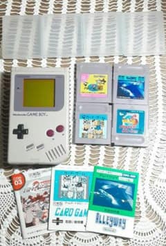 貴重❗ 初代 ゲームボーイ カセット 4銘柄 動作確認済み グレー