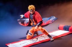 SHFiguarts 우즈마키 나루토 선인 모드 코트와 두루마리 세트