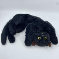 DOUSIN 童心 ねこ 黒猫 ぬいぐるみ レトロ 当時物 - メルカリ