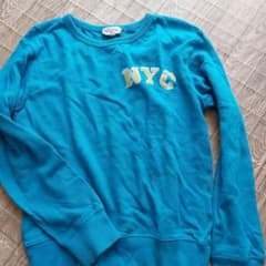 トレーナー　NYC　水色　140センチのサムネイル