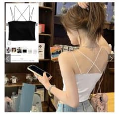 GRL カップ付きダブルストラップブラトップ[tu1263] 2枚のサムネイル