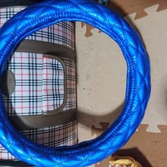 ハンドルカバー 青 エナメル トラックのサムネイル