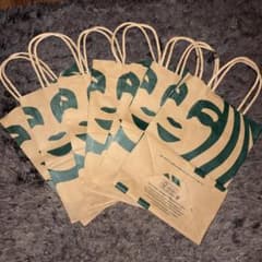 スタバ 紙袋 7枚セットのサムネイル