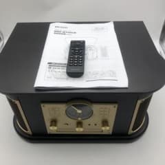 専用　山善　キュリオム マルチレコードプレーヤーAM FMMRP-M100CR(のサムネイル