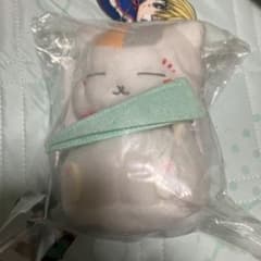 이치 반 쿠지 나츠메 친구장 D상 푹신푹신 인형 마스코트 냥코 선생님