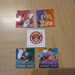 ONE PIECE ラウンドワン コラボ ステッカー 5枚セットのサムネイル