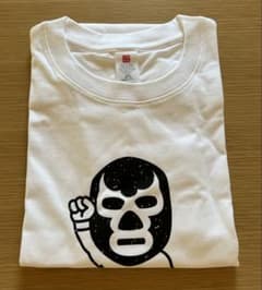 メンズ ルチャリブレ プロレス Tシャツ 白 ホワイト Mサイズのサムネイル