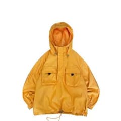 美品】USED 日本製 アノラックパーカー ドローコード リフレクター付 