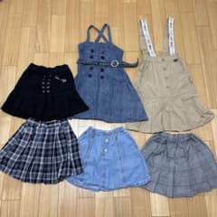 キッズ スカート 6点セット まとめ売りのサムネイル