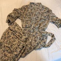 花柄シャツワンピースのサムネイル