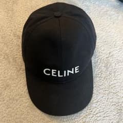 CELINE ブラック ベースボールキャップ L - メルカリ