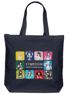 スターダム STARDOM 女子プロレス シルエットイラスト トートバッグ