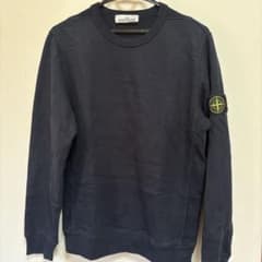 STONE ISLAND クルーネック スウェット ブラックのサムネイル