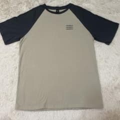 半袖 Tシャツ ベージュ×ネイビー ラグランのサムネイル