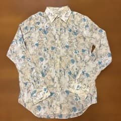 BLUE LABEL 花柄コットンシャツ M日本製のサムネイル