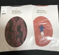 VivienneWestwoodヴィヴィアンウエストウッド柄タイツ 2足セットのサムネイル