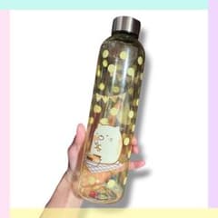 すみっコぐらし クリアウォーターボトル 水筒 ドット柄