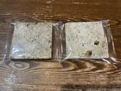 大谷石　コースター　敷石　植木　植物　贈り物　ご贈答　ペアルック　自然石　店舗のサムネイル