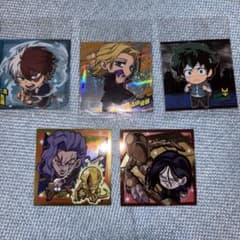 僕のヒーローアカデミア＆ジョジョの奇妙な冒険(ウエハースシール)のサムネイル